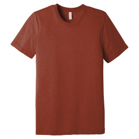Bella + Canvas BC3413 Unisex Triblend Short Sleeve Tee - Brick Triblend