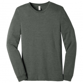 Bella + Canvas BC3501CVC Unisex Heather CVC Long Sleeve Tee - Deep Heather