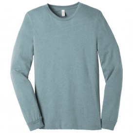 Bella + Canvas BC3501CVC Unisex Heather CVC Long Sleeve Tee - Heather Slate