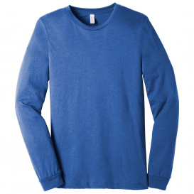 Bella + Canvas BC3501CVC Unisex Heather CVC Long Sleeve Tee - Heather True Royal