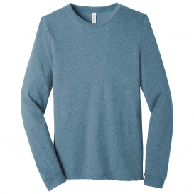 Bella + Canvas BC3513 Unisex Triblend Long Sleeve Tee - Denim Triblend