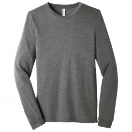 Bella + Canvas BC3513 Unisex Triblend Long Sleeve Tee - Grey Triblend