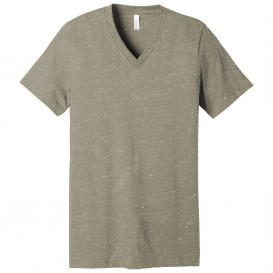 Bella + Canvas BC3655 Unisex Textured Jersey V-Neck Tee - Stone Marble