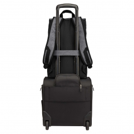 Port Authority BG219 Access Rucksack - Heather Grey/Black