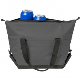 Port Authority BG515 6-Can Collapsible Cooler - Charcoal/Dark Charcoal