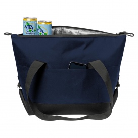 Port Authority BG516 18-Can Collapsible Cooler - River Blue Navy/Dark Charcoal