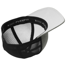 Port Authority C110 Flexfit 110 Mesh Cap - Heather Graphite/Black