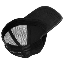 Port Authority C600 Distressed Mesh Back Cap - Black/Black