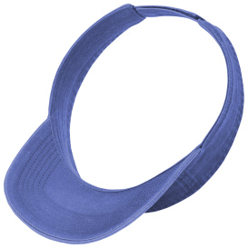 Port Authority C944 Beach Wash Visor - Blue Moon