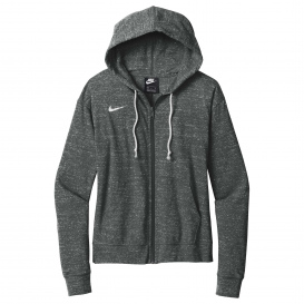 Nike CN9402 Ladies Gym Vintage Full-Zip Hoodie - Team Anthracite