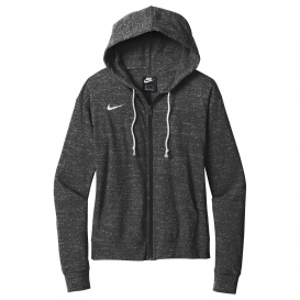 Nike CN9402 Ladies Gym Vintage Full-Zip Hoodie - Team Black