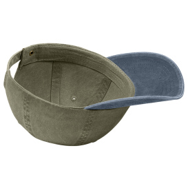 Port Authority CP83 Two-Tone Pigment-Dyed Cap - Khaki/Navy
