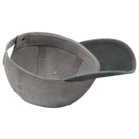 Port Authority CP83 Two-Tone Pigment-Dyed Cap - Pebble/Black