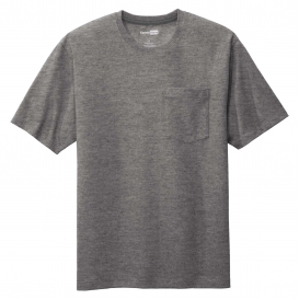 CornerStone CS430 Workwear Pocket Tee - Heathered Charcoal