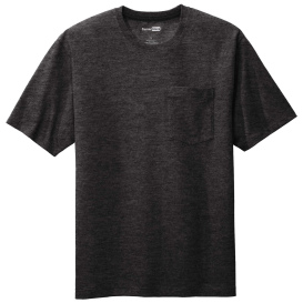 CornerStone CS430 Workwear Pocket Tee - Heathered Charcoal | Full Source