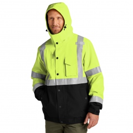 CornerStone CSJ501 Type R Class 3 Waterproof Insulated Ripstop Bomber Jacket - Yellow/Lime