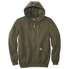 Carhartt K122 Midweight Hooded Zip-Front Sweatshirt - Moss | Full Source