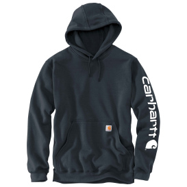 Carhartt K288 Middleweight Hooded Logo Sweatshirt - New Navy