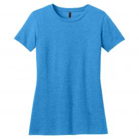 District DM108L Women\'s Perfect Blend Tee - Heathered Bright Turquoise