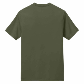 District DT106 Perfect Weight Icon Tee - Military Green