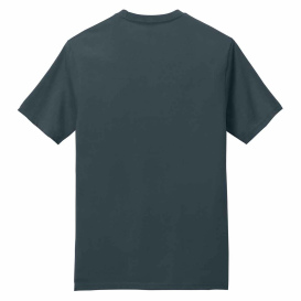 District DT106 Perfect Weight Icon Tee - Deep Steel Blue