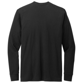 District DT109 Perfect Blend CVC Long Sleeve Tee - Black