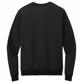 District DT1106 Perfect Weight Fleece Crew - Jet Black