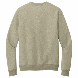 District DT1106 Perfect Weight Fleece Crew - Heathered Latte