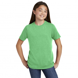 District DT130Y Youth Perfect Tri Tee - Green Frost
