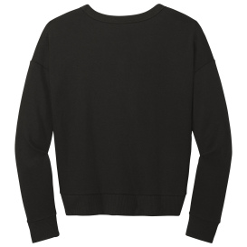 District DT1312 Perfect Tri Fleece Crewneck Sweatshirt - Black