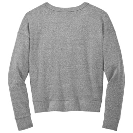 District DT1312 Perfect Tri Fleece Crewneck Sweatshirt - Grey Frost