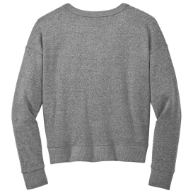 District DT1312 Perfect Tri Fleece Crewneck Sweatshirt - Heathered Charcoal