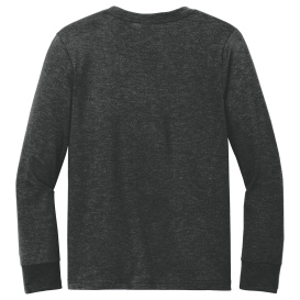 District DT132Y Youth Perfect Tri Long Sleeve Tee - Black Frost