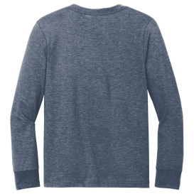 District DT132Y Youth Perfect Tri Long Sleeve Tee - Navy Frost