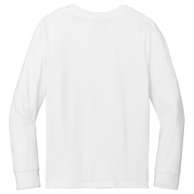 District DT132Y Youth Perfect Tri Long Sleeve Tee - White