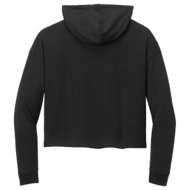 District DT1390L Women\'s Perfect Tri Midi Long Sleeve Hoodie - Black