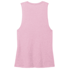 District DT153 Women's Perfect Tri Muscle Tank - Wisteria Heather