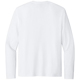 District DT185 Perfect Weight CVC Long Sleeve Tee - Bright White
