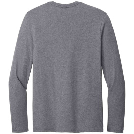 District DT185 Perfect Weight CVC Long Sleeve Tee - Graphite Heather