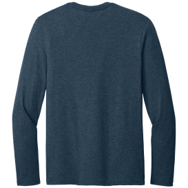 District DT185 Perfect Weight CVC Long Sleeve Tee - Heather Navy