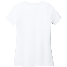 District DT188 Ladies Perfect Weight CVC Tee - Bright White