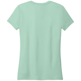 District DT188 Ladies Perfect Weight CVC Tee - Frosted Mint