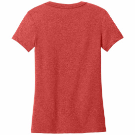 District DT188 Ladies Perfect Weight CVC Tee - Geranium Heather
