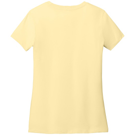 District DT188 Ladies Perfect Weight CVC Tee - Soft Yellow