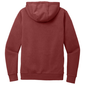 District DT2200 Wash Fleece Hoodie - Garnet