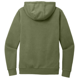 District DT2200 Wash Fleece Hoodie - Olive Drab Green