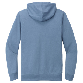 District DT573 Featherweight French Terry Full-Zip Hoodie - Flint Blue Heather