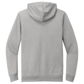 District DT573 Featherweight French Terry Full-Zip Hoodie - Light Heather Grey