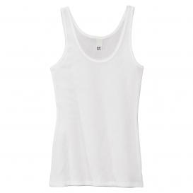 District DT6021 Women's V.I.T. Rib Tank - White | Full Source