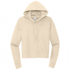 District DT6101 Womens V.I.T. Fleece Hoodie - Gardenia